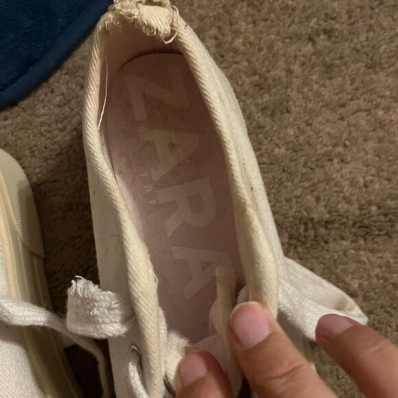 Zara white platform shoes 39 - Picture 7 of 10